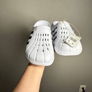 Adidas Adilette rubber clogs slides size 6